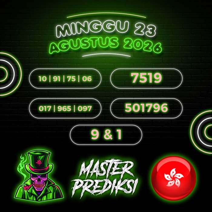 master prediksi HONGKONG 23-Aug-2026
