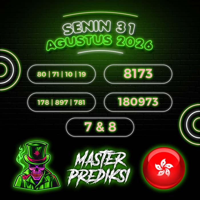 master prediksi HONGKONG 31-Aug-2026
