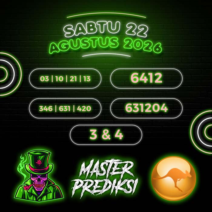 master prediksi SYDNEY 22-Aug-2026