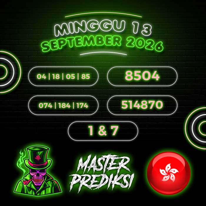 master prediksi HONGKONG 13-Sep-2026