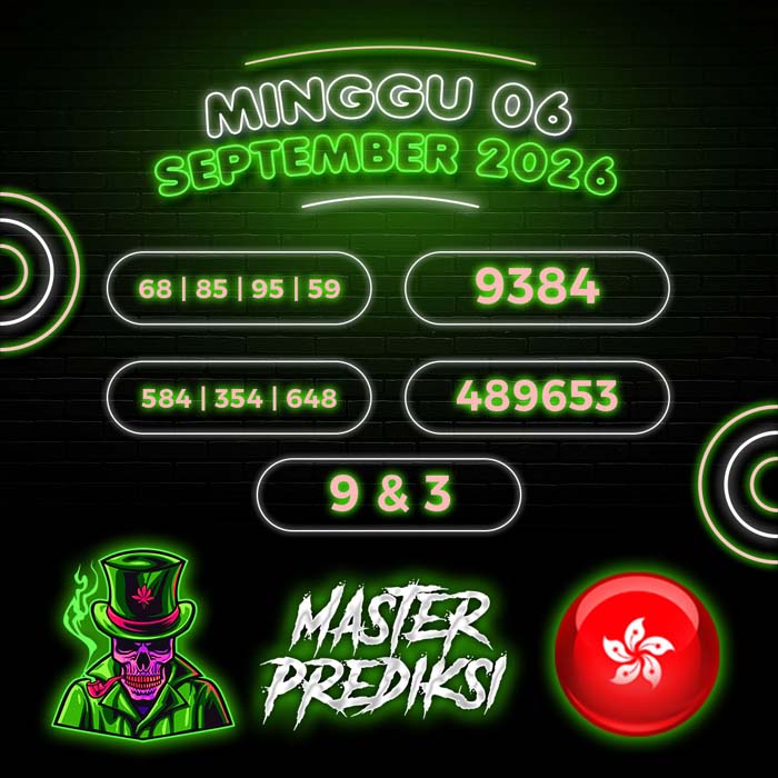 master prediksi HONGKONG 6-Sep-2026