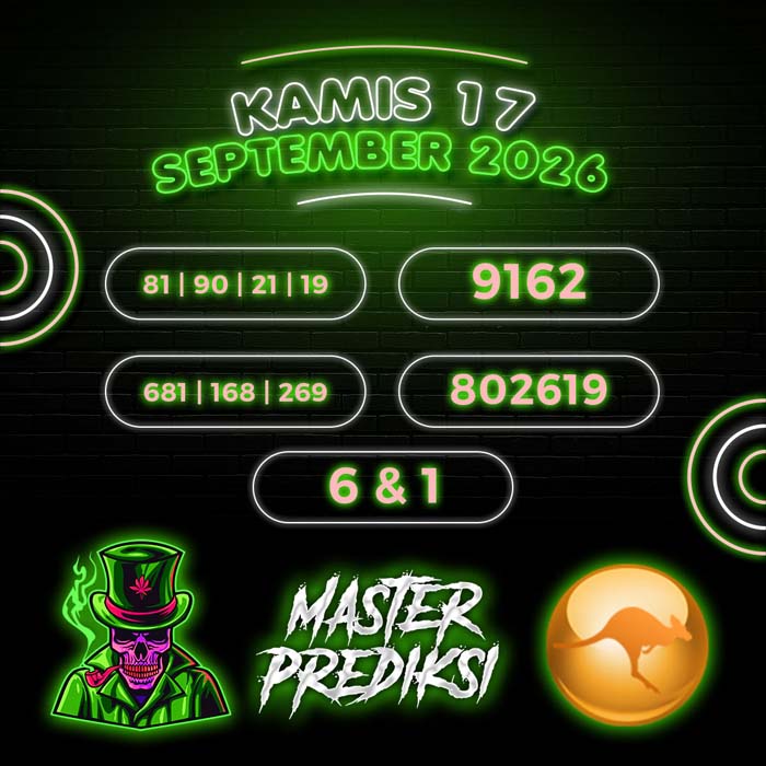 master prediksi SYDNEY 17-Sep-2026