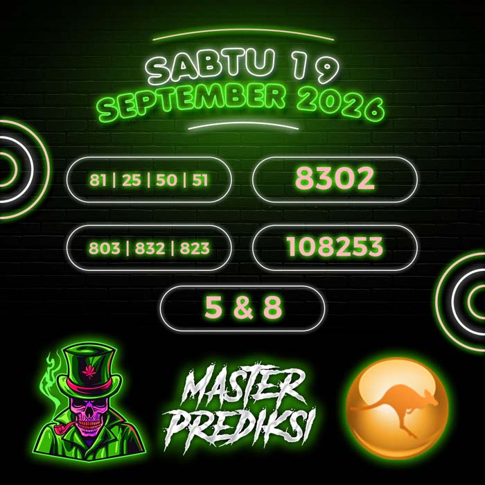 master prediksi SYDNEY 19-Sep-2026